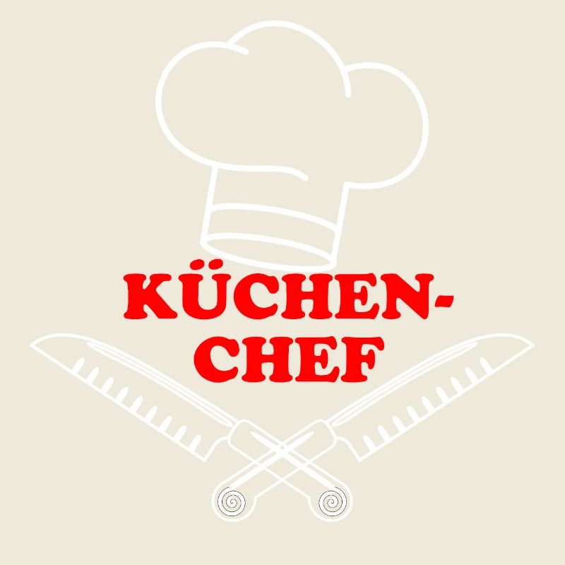 Küchenchef mit Messern