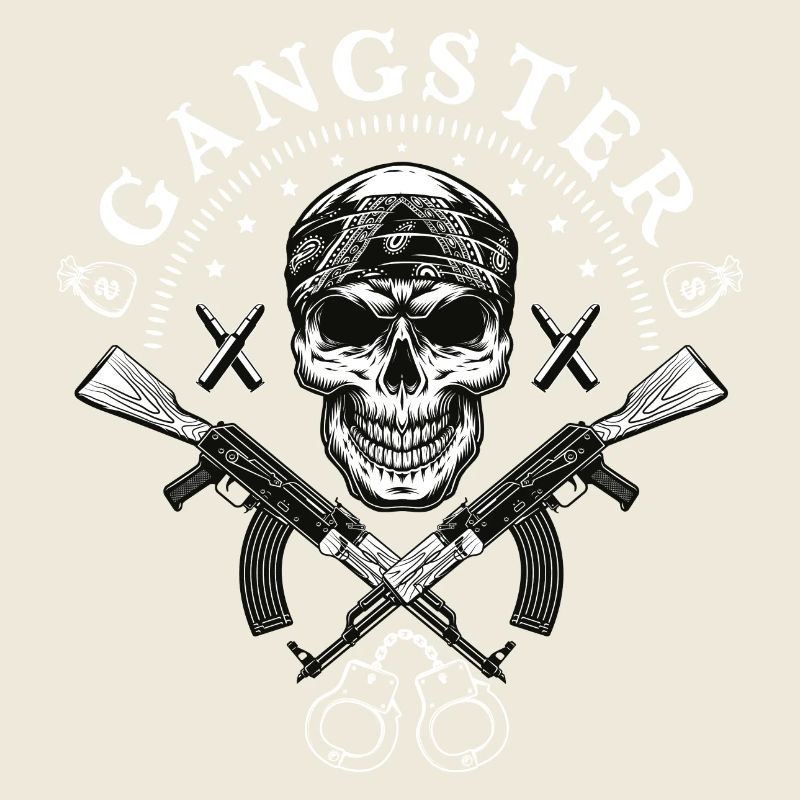 VALEEWEAR - Düsterer Totenschädel