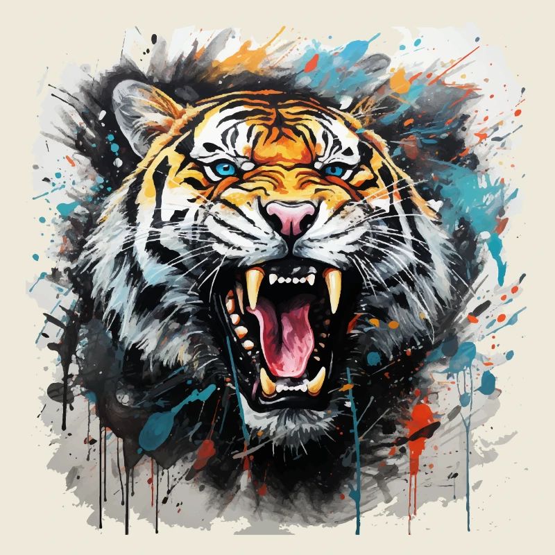 Tiger Design Tiger Head
