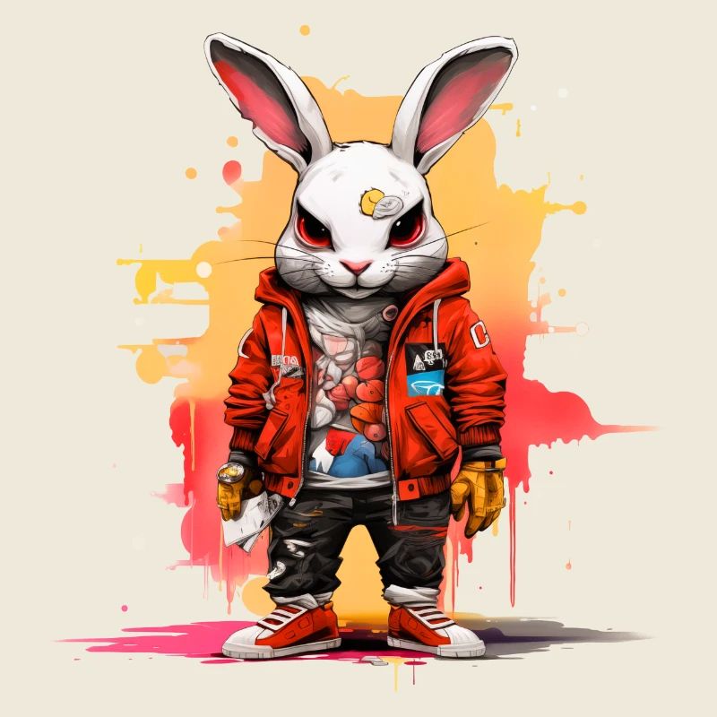 Hip-Hop Hopper: Streetwise Rabbit Tee
