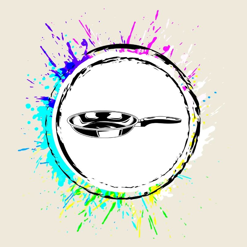 Casserole Logo Coloré Cuisson