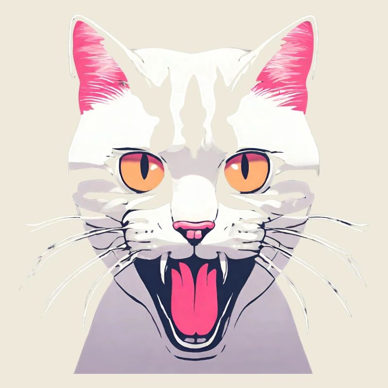 Chat en colère