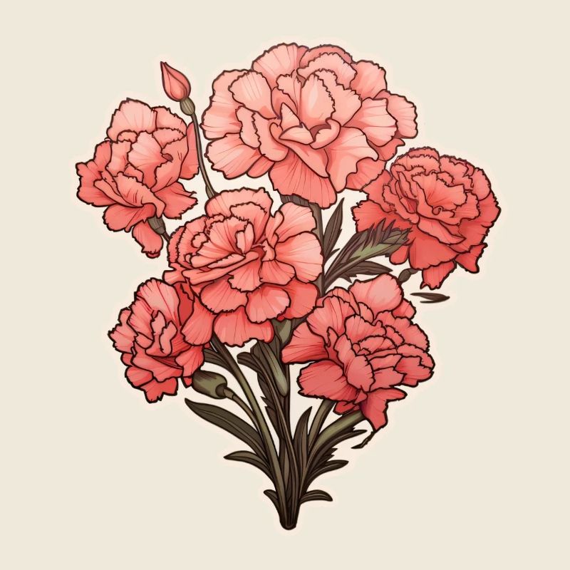 Oeillets Oeillet 6 Fleurs