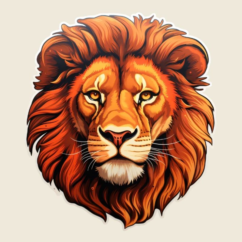 Tête de lion