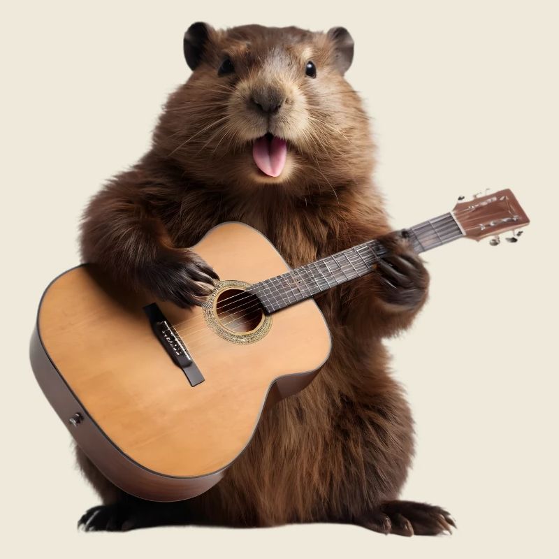 Biber Murmeltier Gitarre