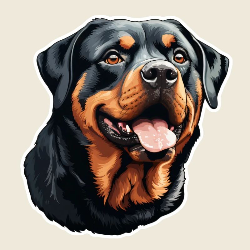 Rottweilerkopf