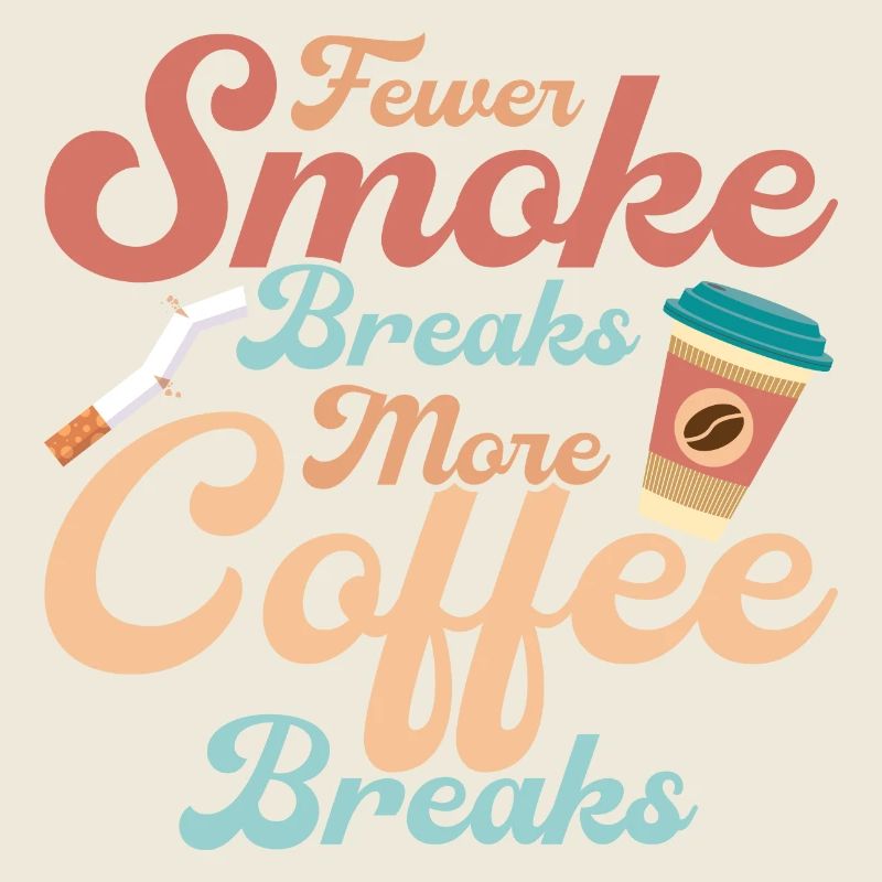 Moins de pauses cigarette, plus de pauses café Arrêtez de fumer