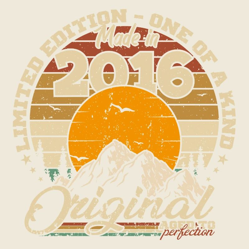 Made in 2016 Retro 2016 Geburtstagsgeschenk