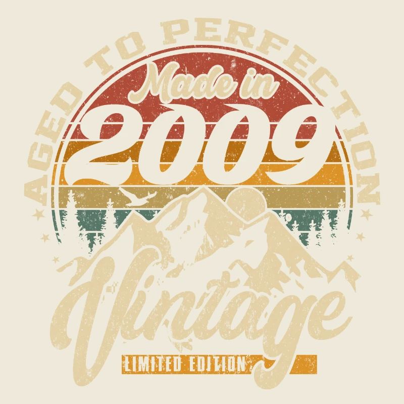Made in 2009 Vintage Édition limitée Cadeau