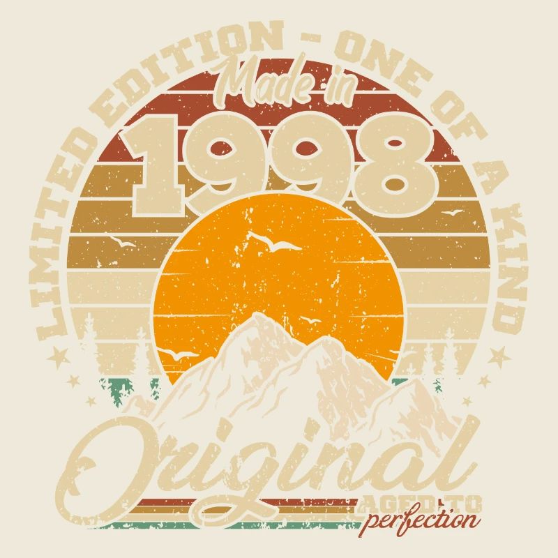 Made in 1998 Retro 1998 Birthday Gift