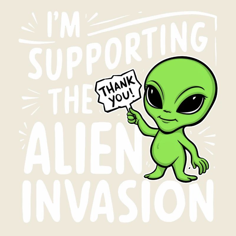 invasion extra terrestre - humour