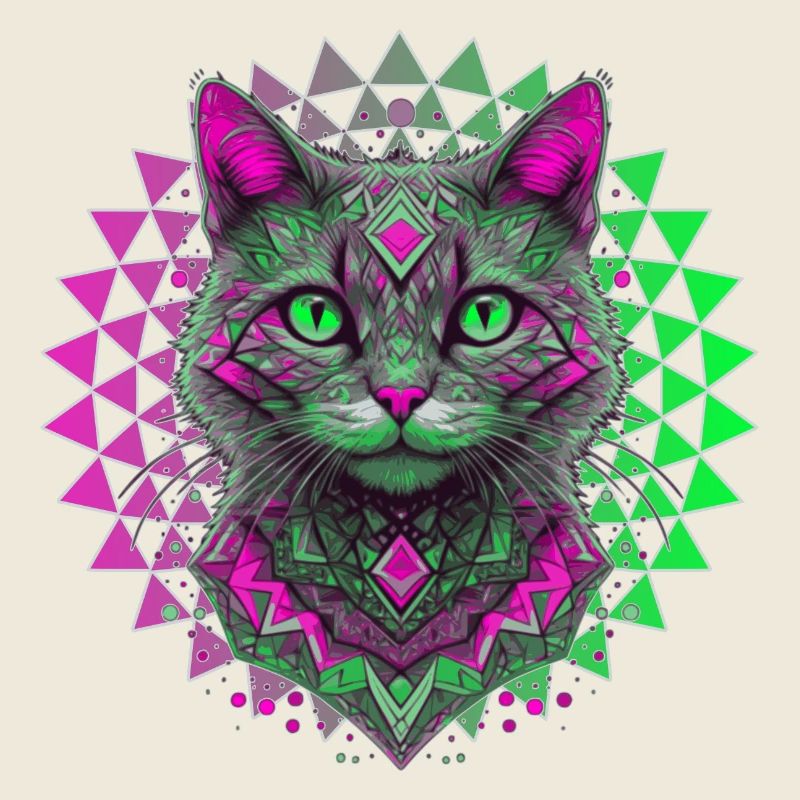 Geometric Kitten 🐾