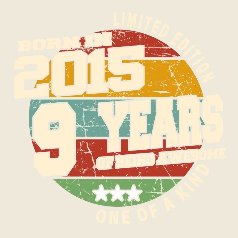 2015 Vintage Retro Classique 9 ans