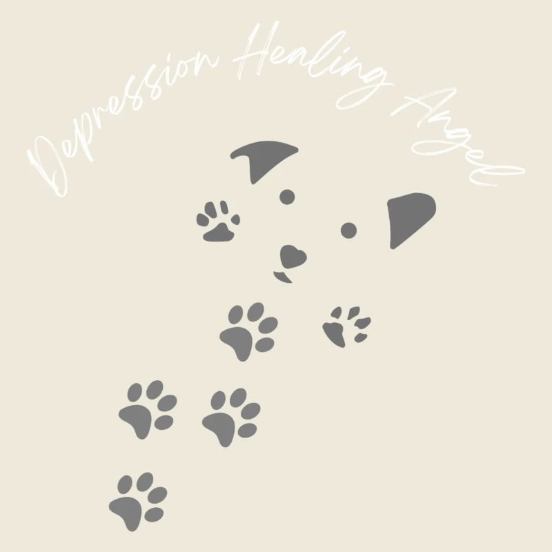 Conception d’ange de guérison de la dépression