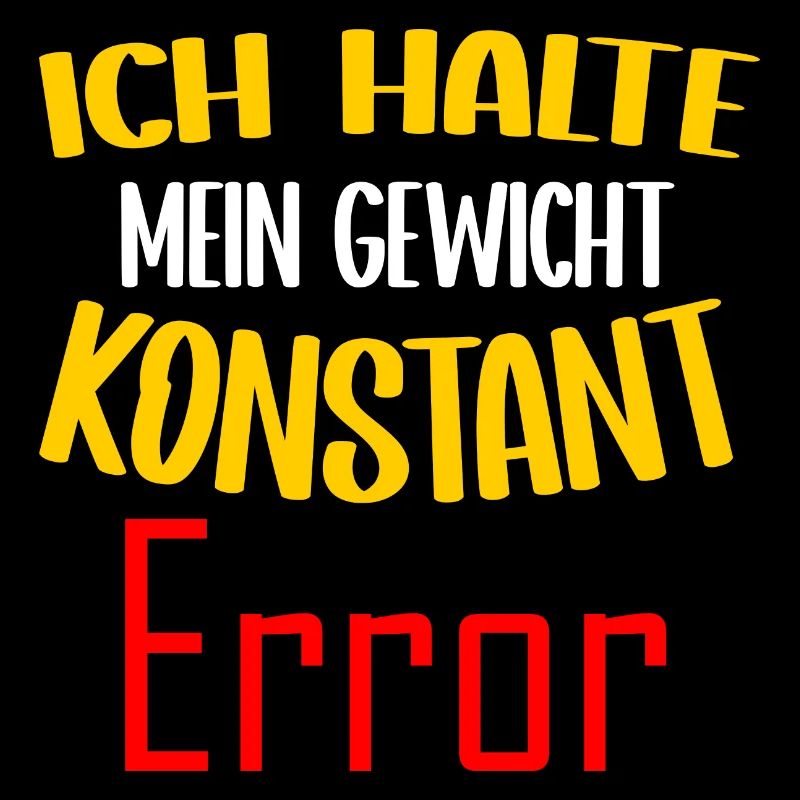 Ich halte mein Gewicht konstant Error