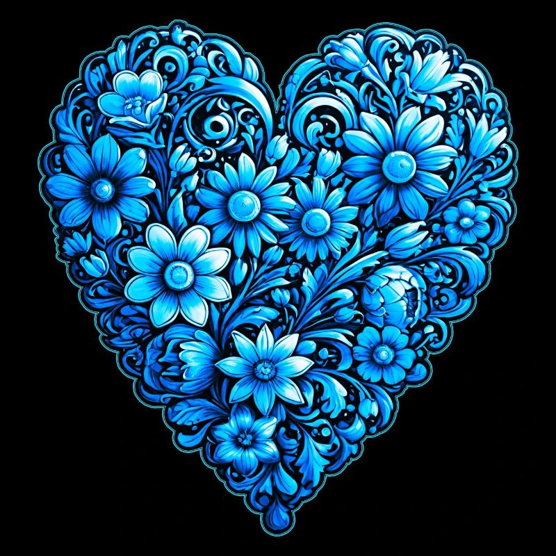 blue heart