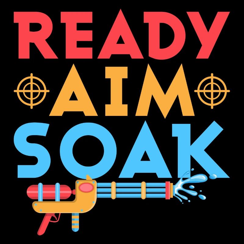 Ready Aim Soak Squirt Gun Plaisir de l’eau d’été