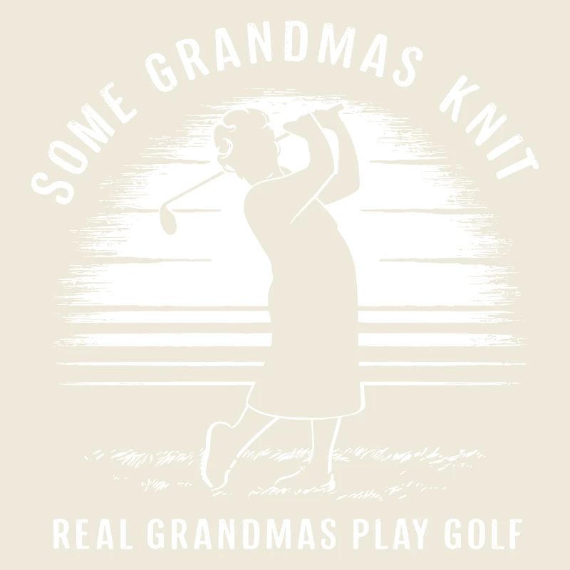 Real grannies playing golf