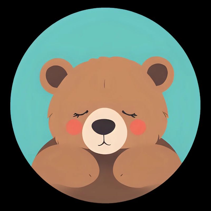 Cuddle-Ready Teddy Bear with Pink Cheeks