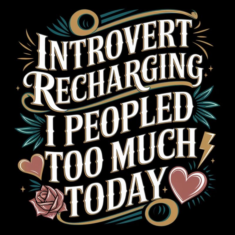 Introvert Recharging I Peopled Too Much Today 5