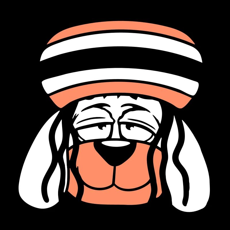 Chien Reggae Dreadlocks Chapeau Chill Décontracté Cool