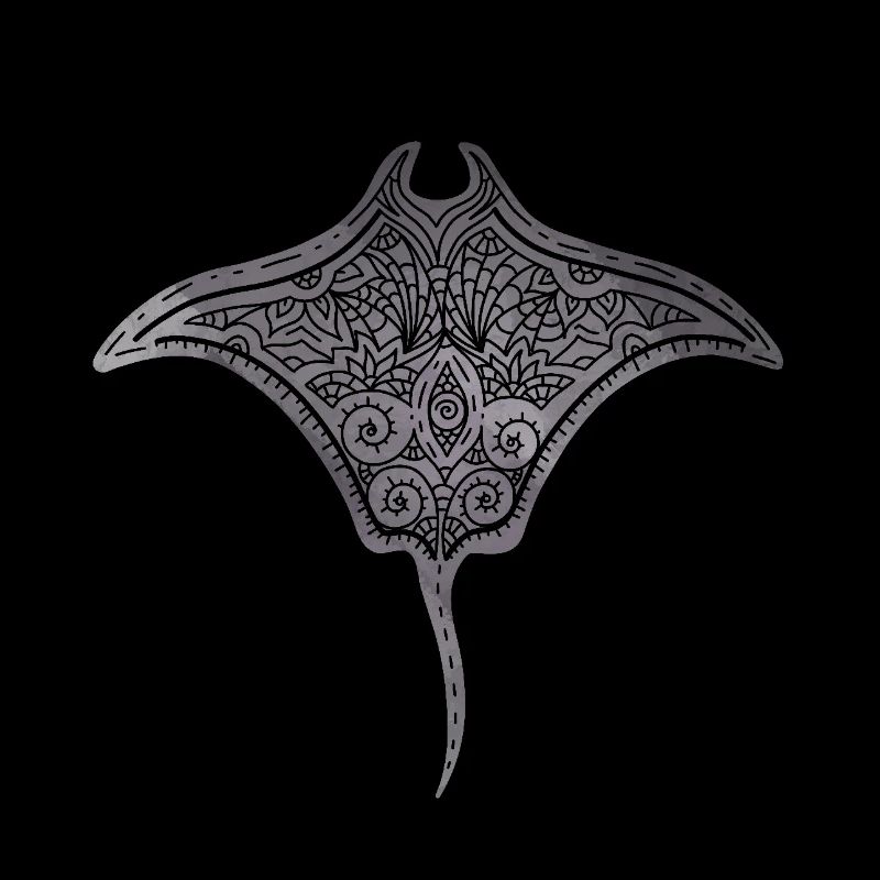 Hypnotisierende Rochen-Illustration