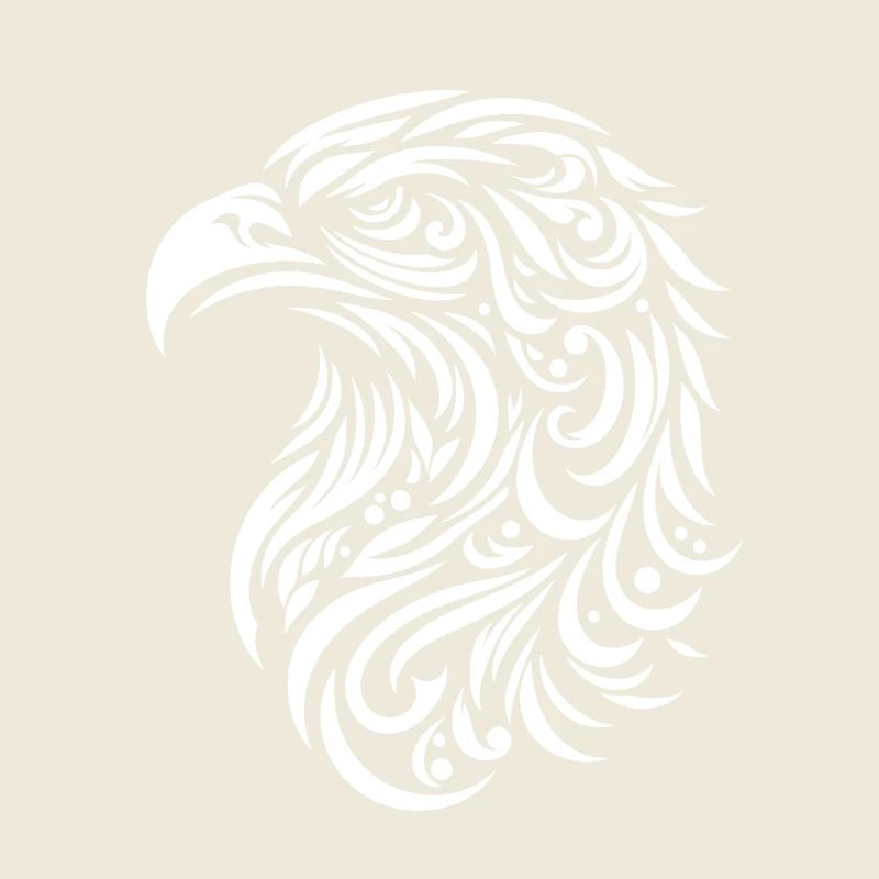 Eagel head tatoo style