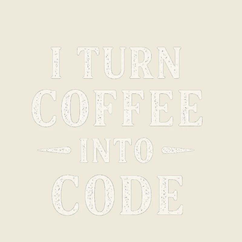Je transforme le café en code