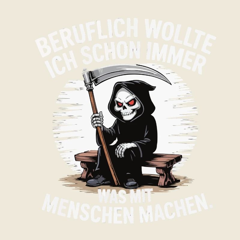 Beruflich was mit Menschen – Schwarzer Humor