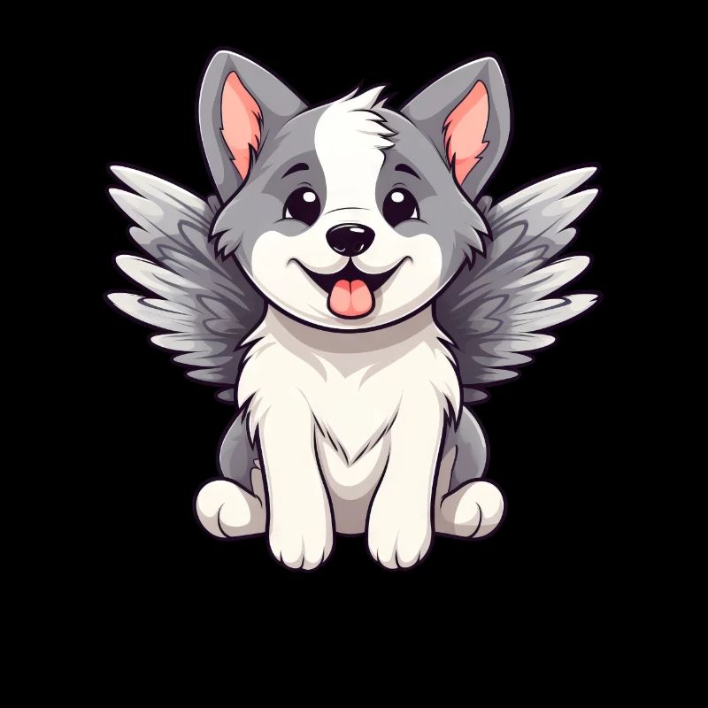 Süßer Engel Husky Comic