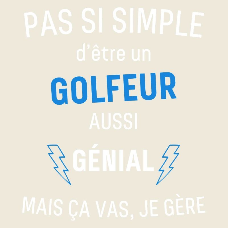 Großartiger Golfer