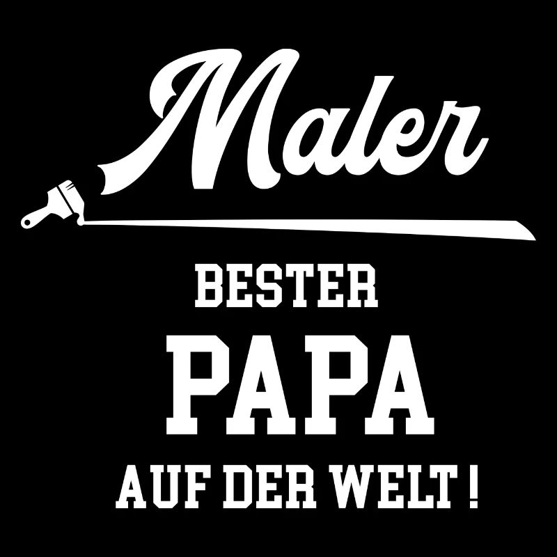 Maler Bester Papa Lackierer Vatertag Geburtstag