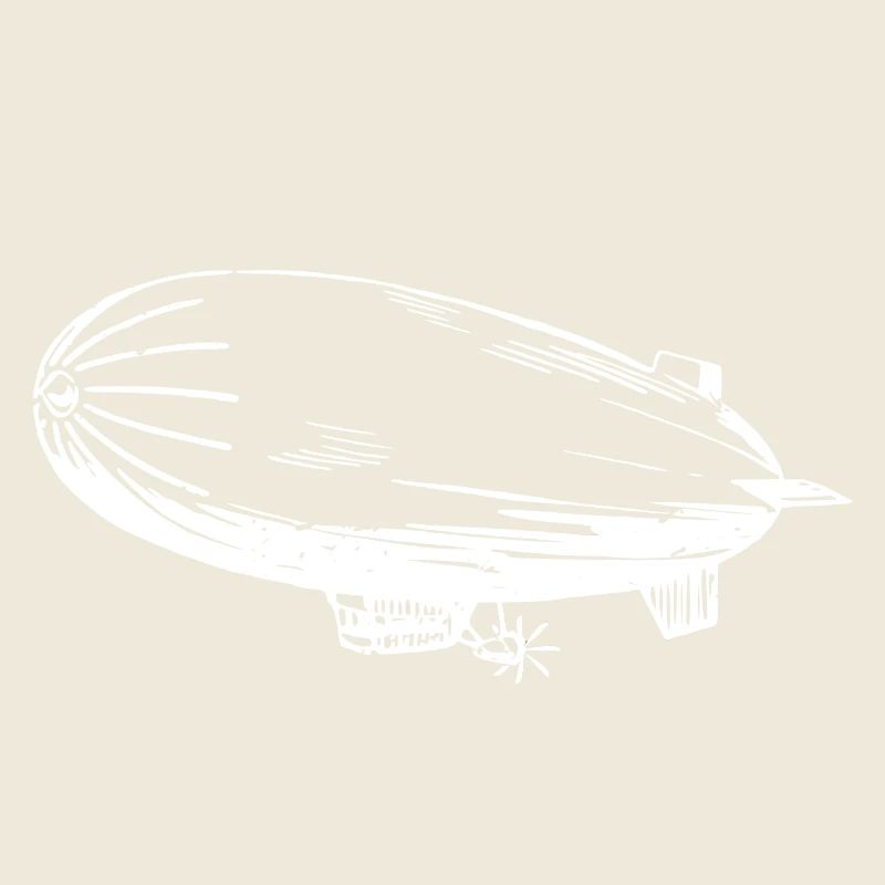 Silhouette eines Luftschiffs – Stilvolles