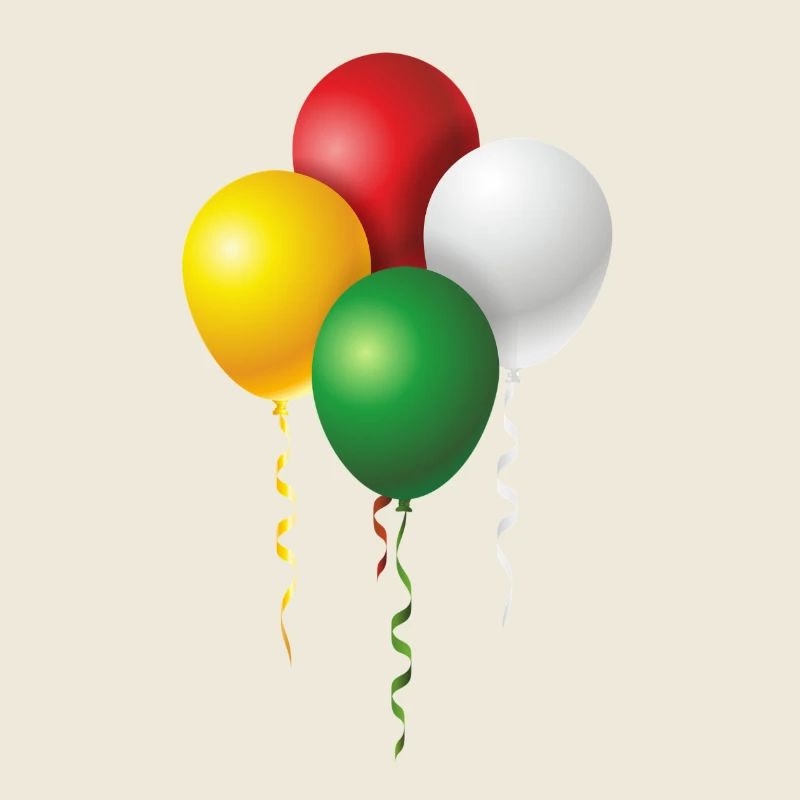 Luftballons zu Fasching oder Karneval