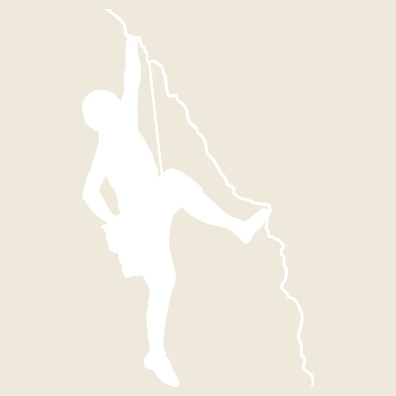 Bergsteiger Silhouette Felsen Klettern