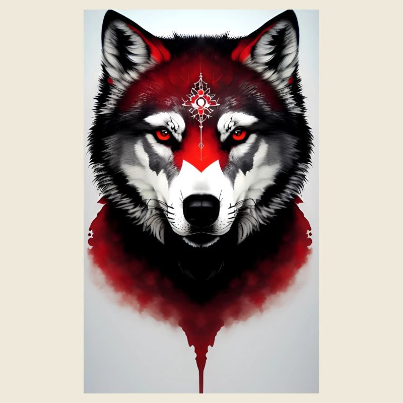 Roter Wolf