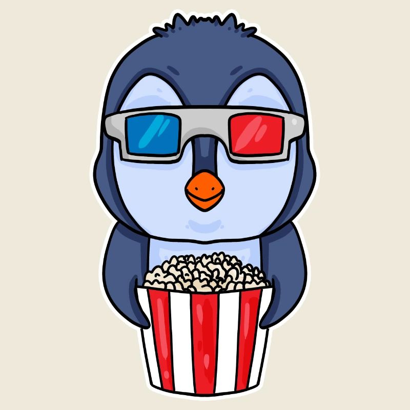Popcorn Kino Pinguin