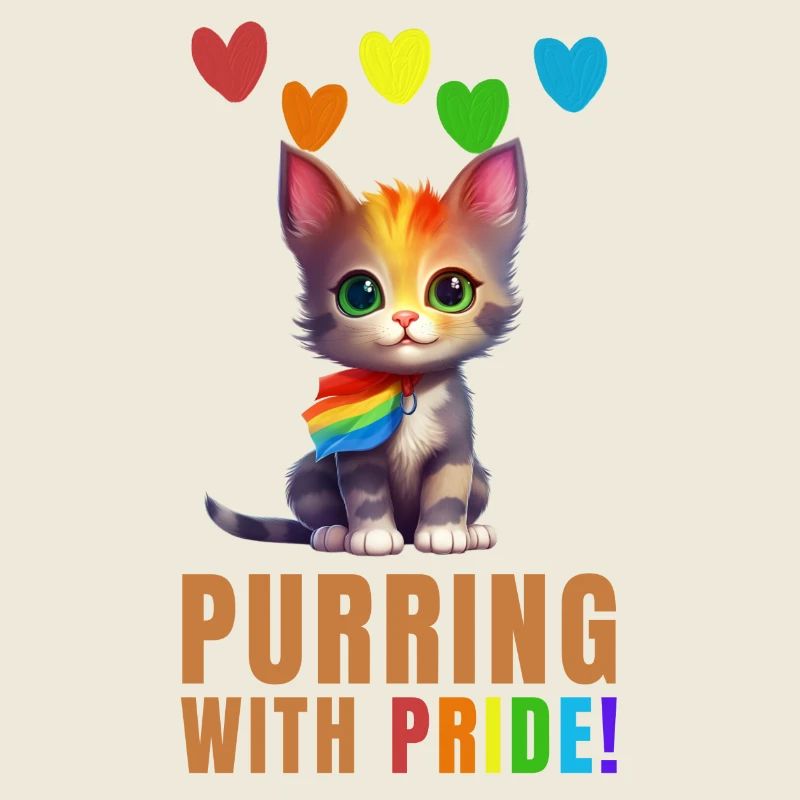 Gay pride - purring with pride