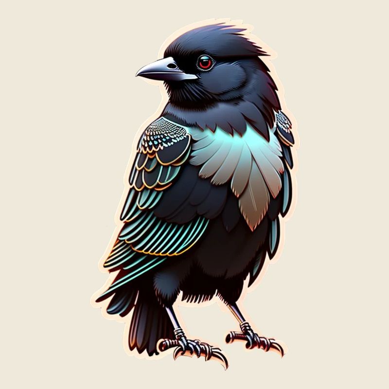 Schwarzer Rabe - Vogel