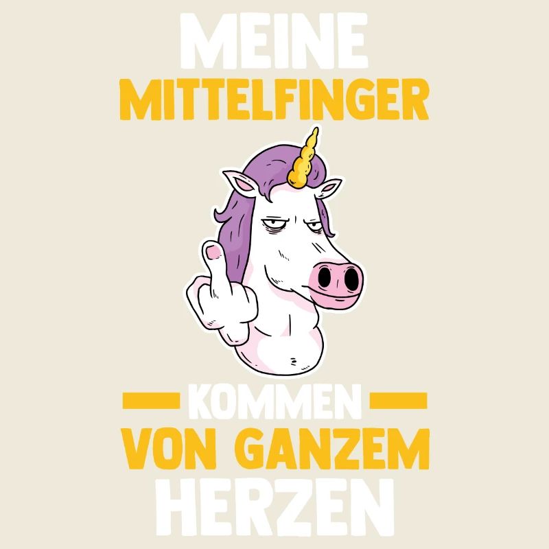 Einhorn Mittelfinger