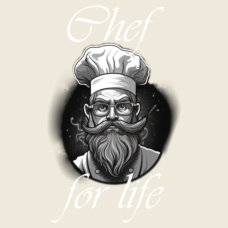 Chef pour la vie blanc
