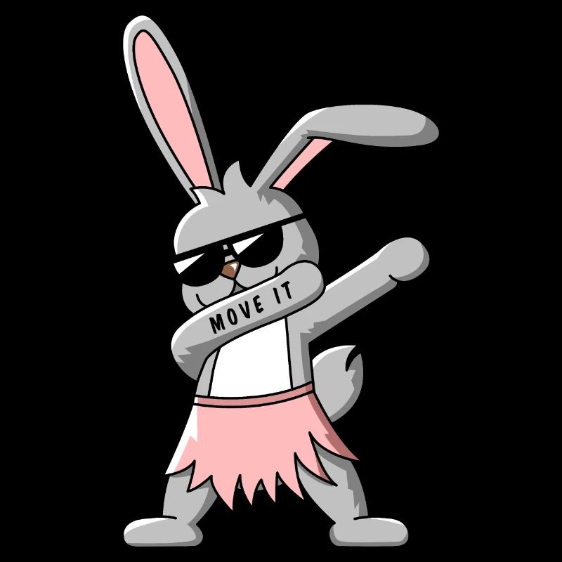 Dab Dance Hase T-Shirt Design