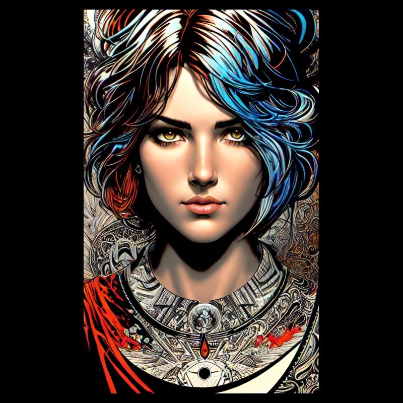 Frau | Gesicht | Mädchen | Anime | mystisch