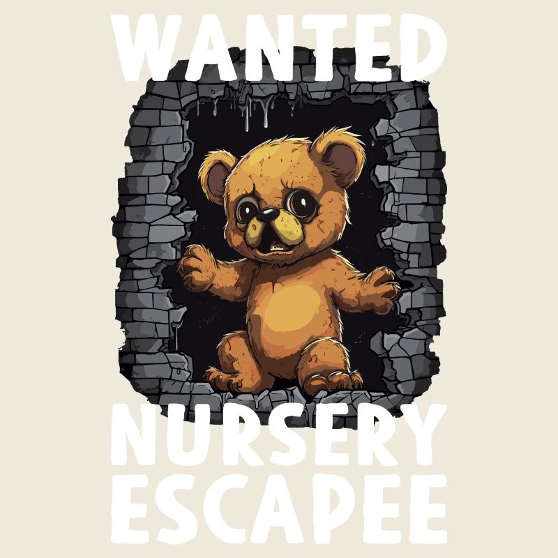 Teddy Bear on the Run Teddy Wanted Nursery Escap
