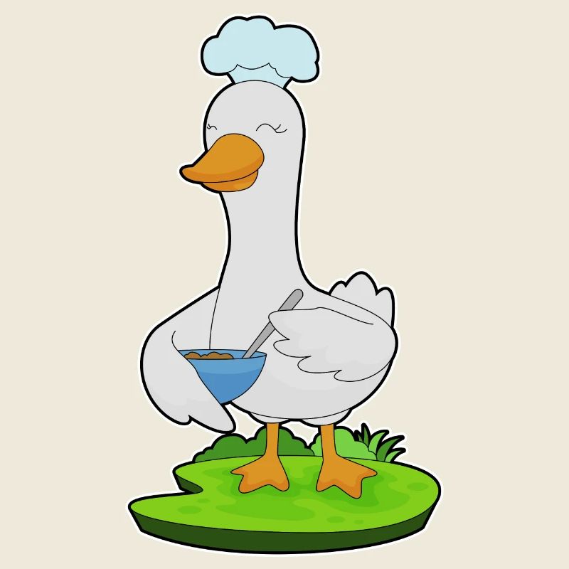 Ente Koch Schüssel