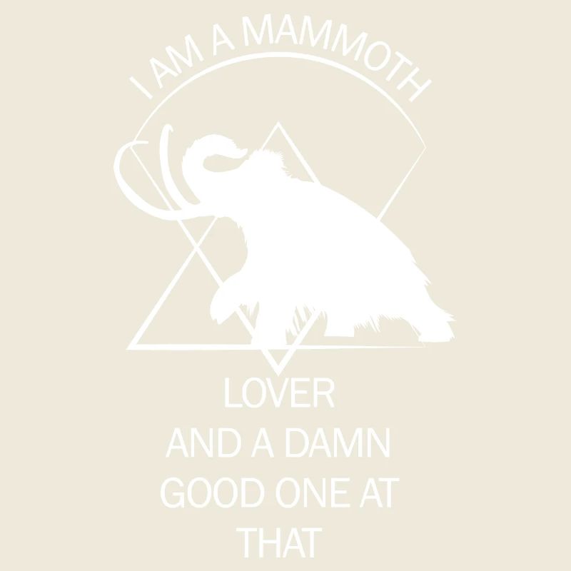Funny Mammoth Stone Age Ice Age Design Prehistoric