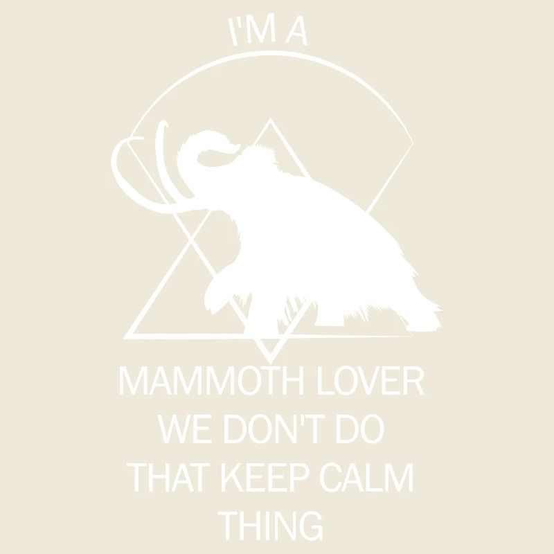 Drôle de mammouth Âge de pierre Conception de l’âge de glace Préhistorique