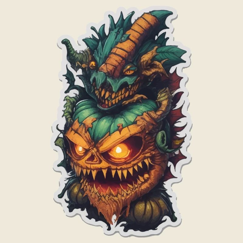 Helloween Pumpkin Monster