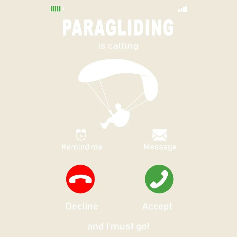 Paragliding is calling
