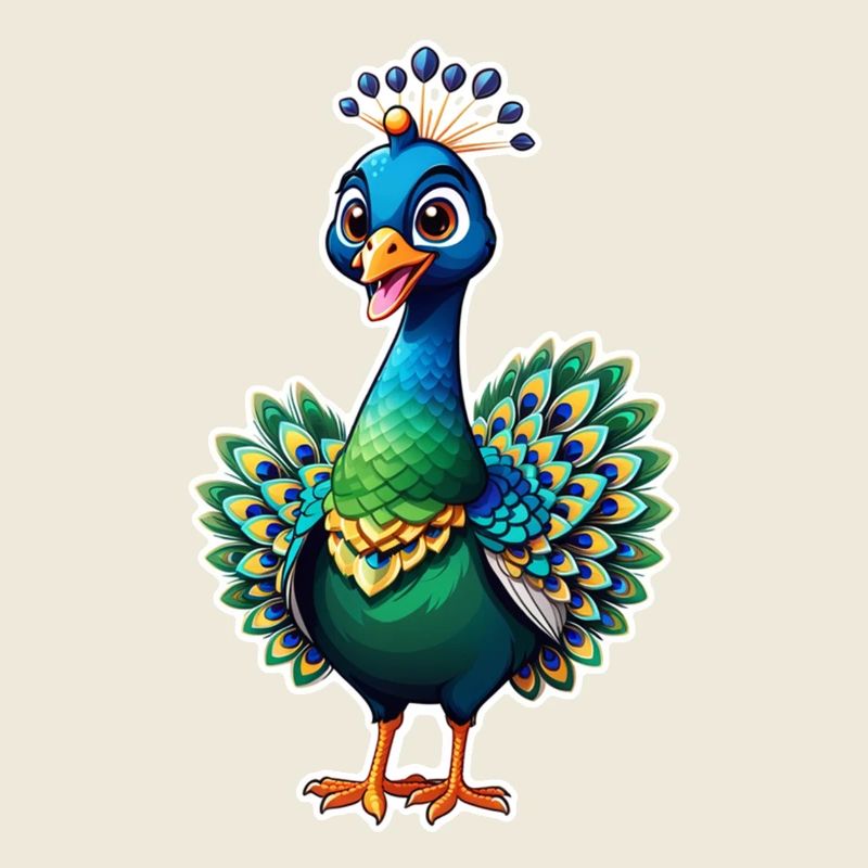 mignon petit paon